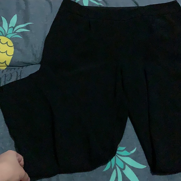 J CREW HIGH WAIST PLEATED BLACK PANT SIZE 8 - Picture 7 of 14